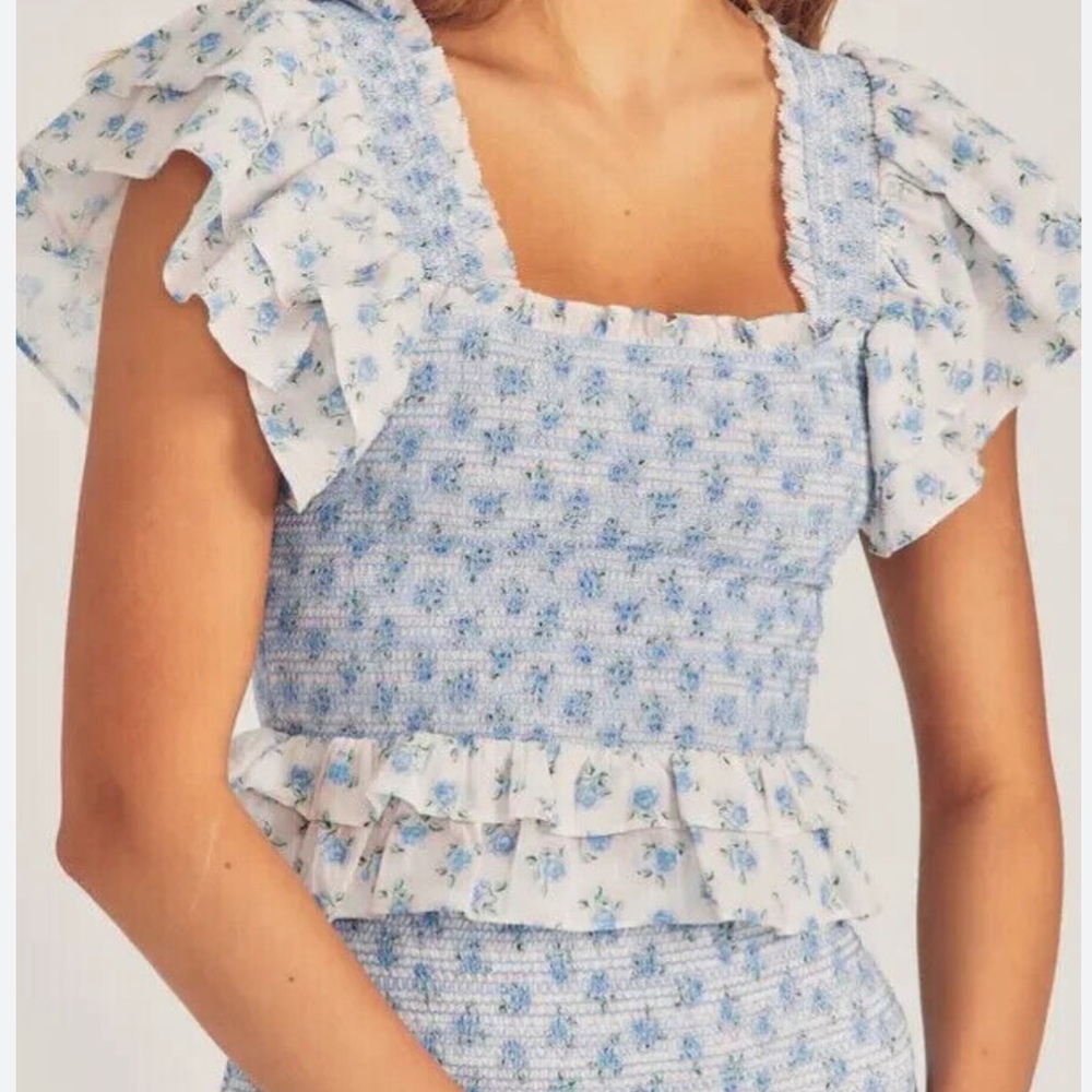 Love Shack Fancy Wrenley top